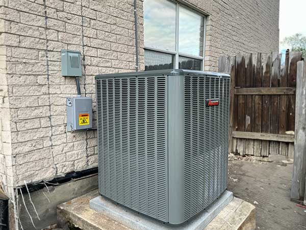 AC unit under repair